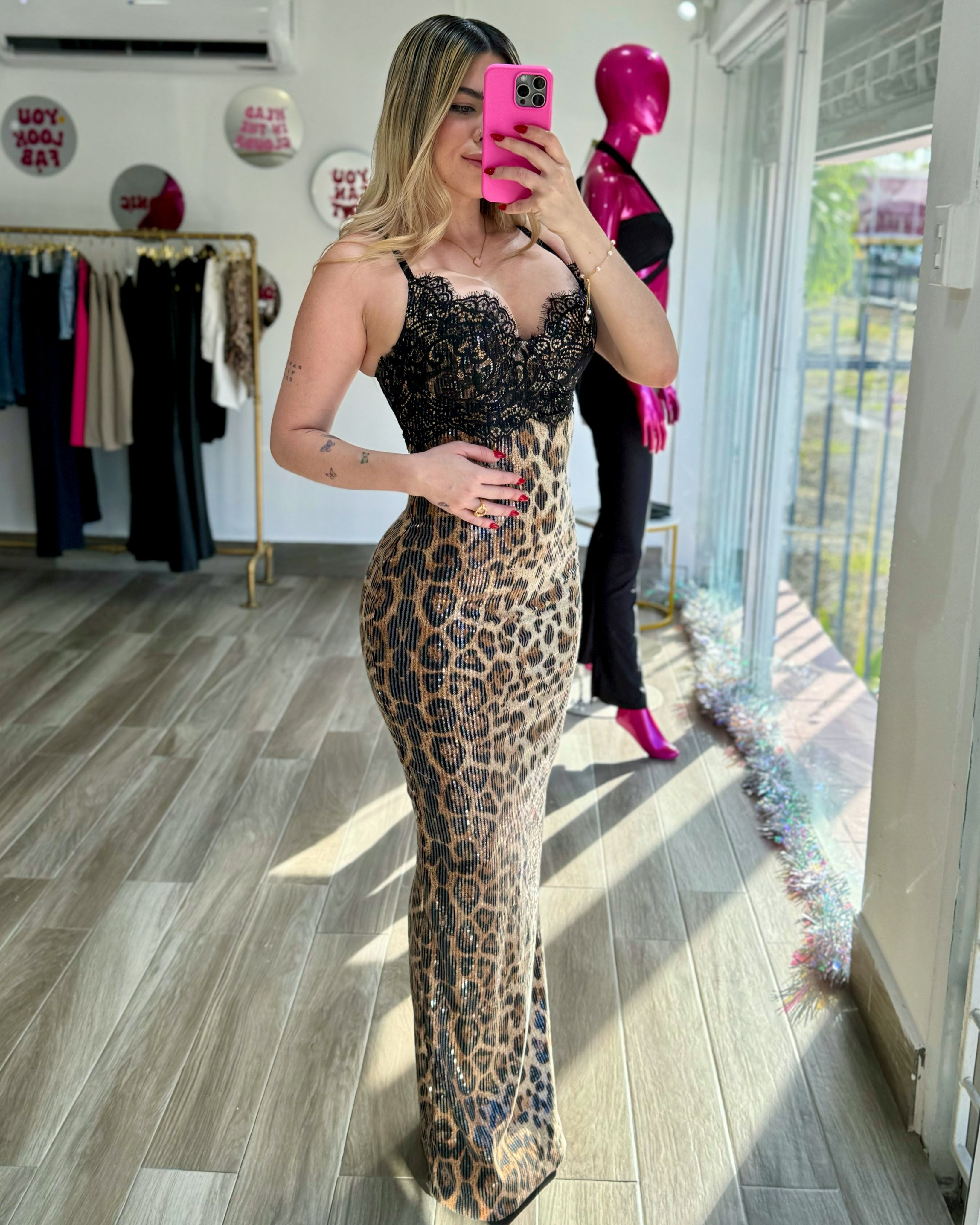 Amaiah Sequins Maxi Dress