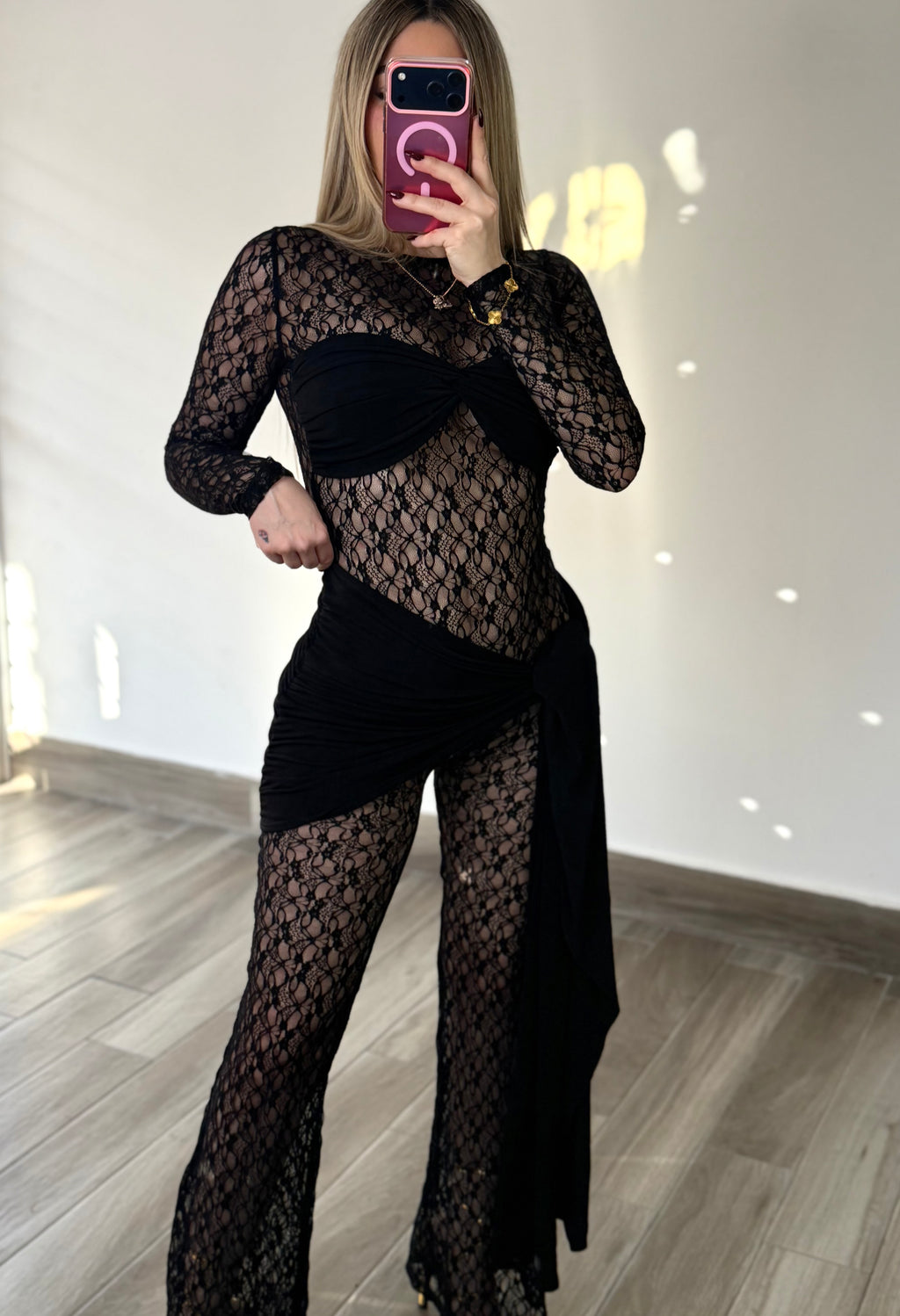 Lace Statement Jumpsuit