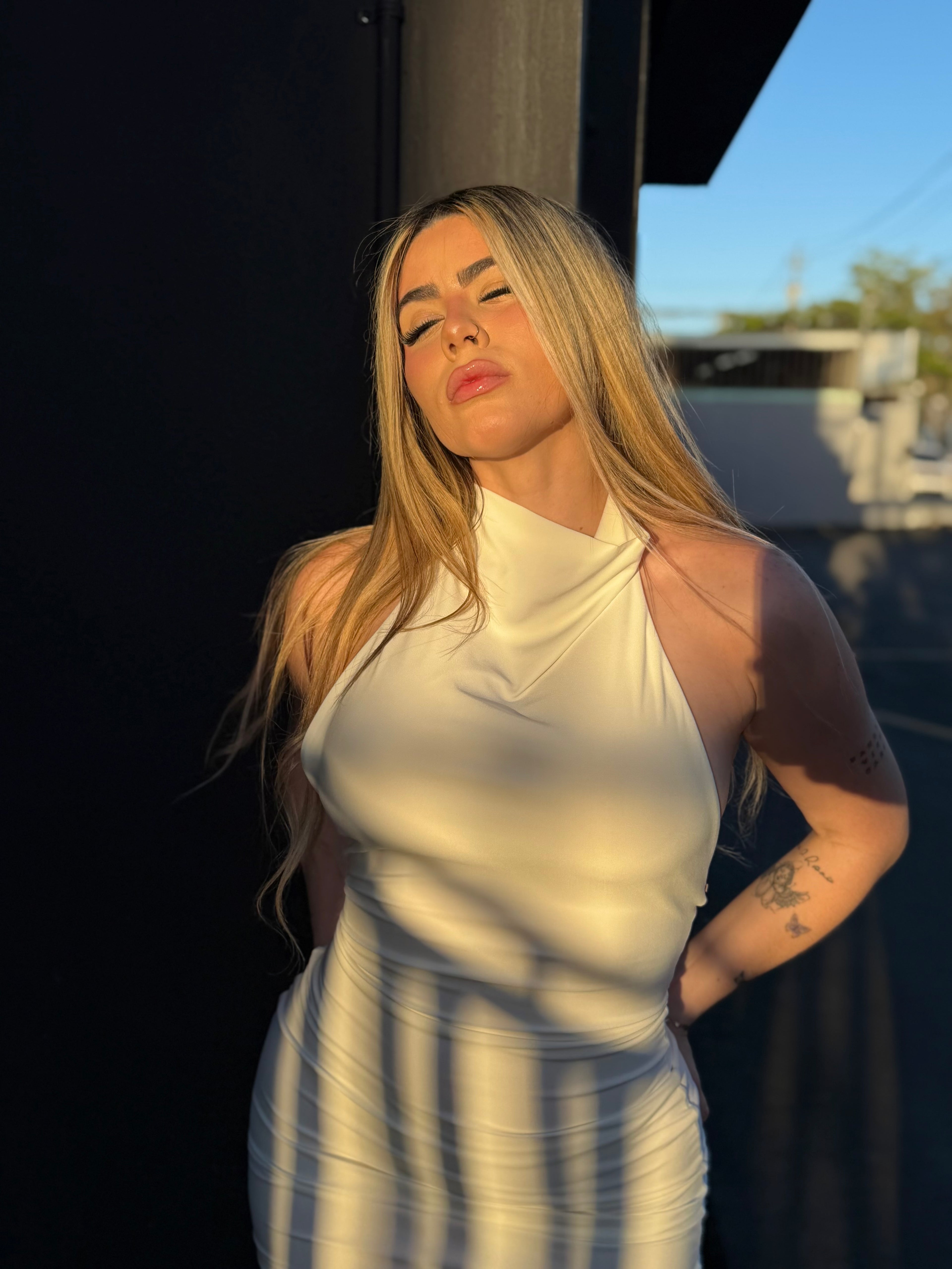 Sofi Halter Mini Dress