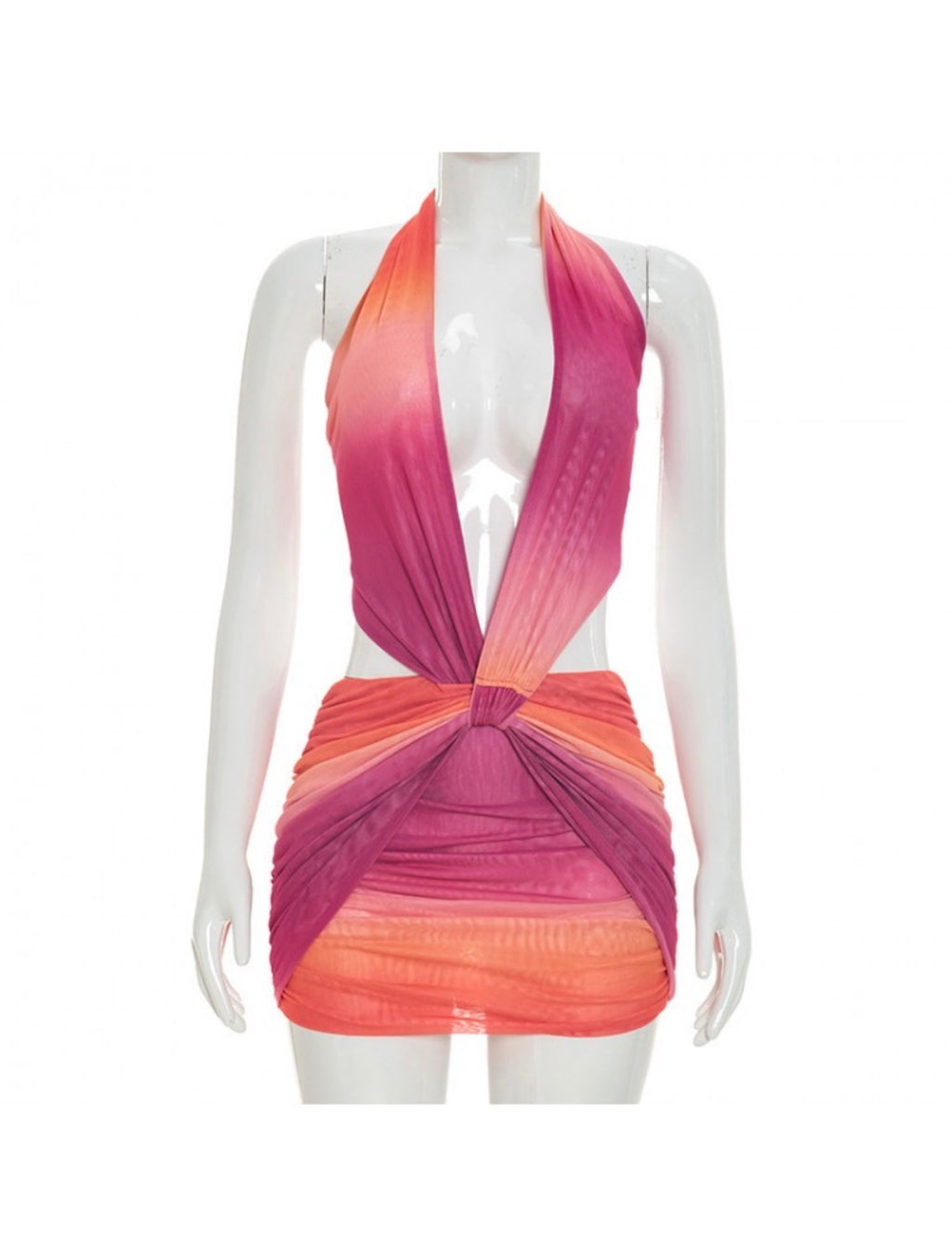 Pink Sunset Mini Dress