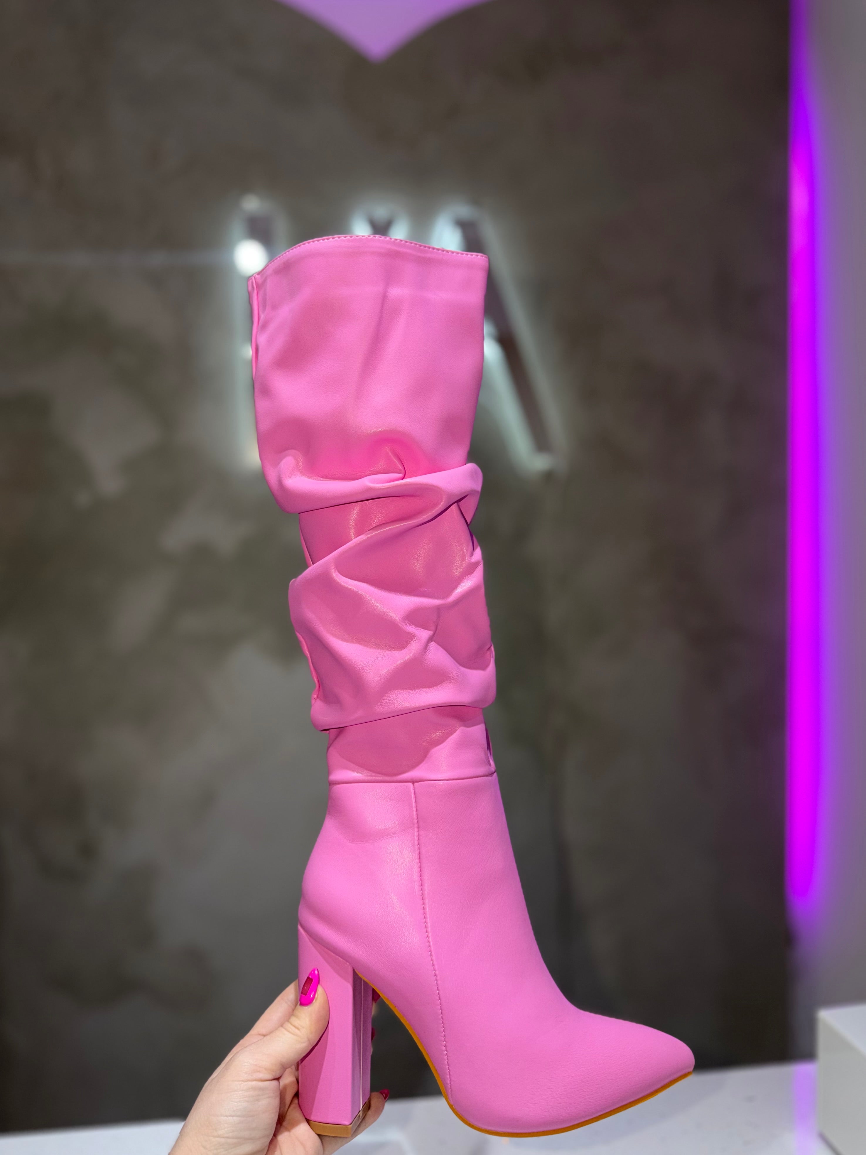 Pink Doll Boots