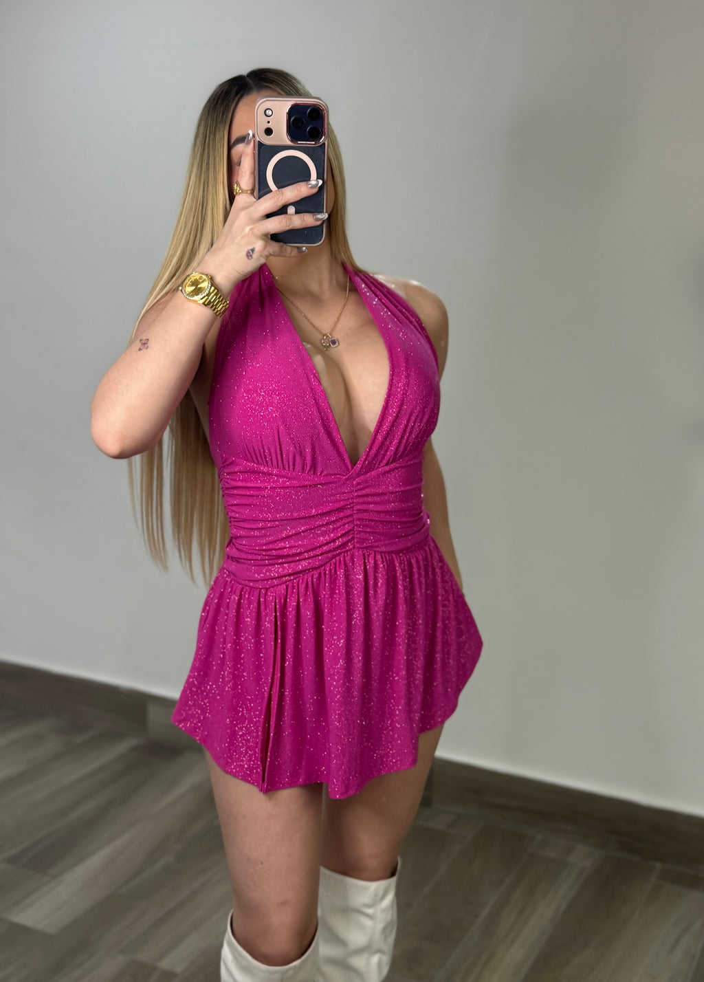 Hada Glittery Dress