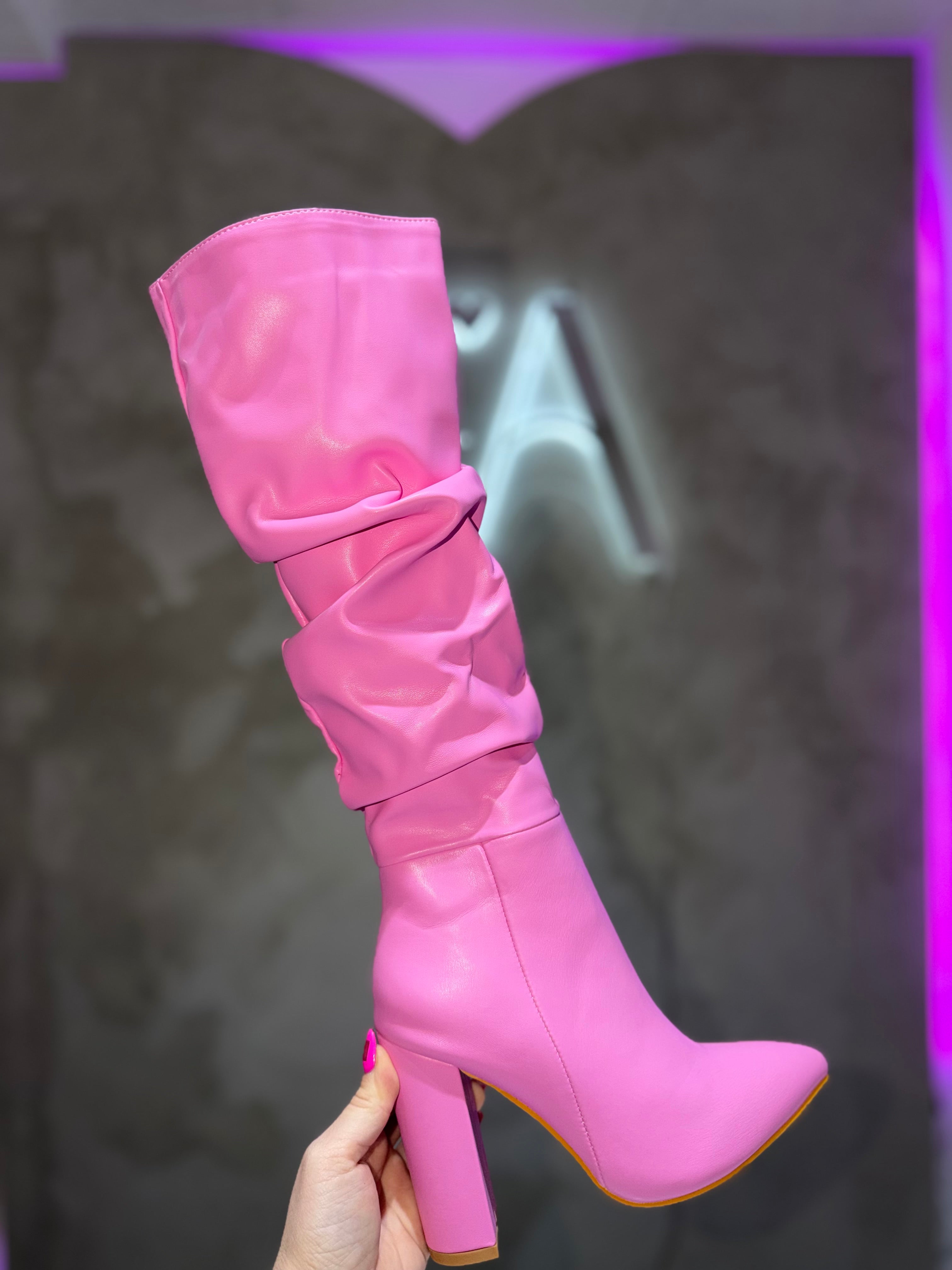 Pink Doll Boots