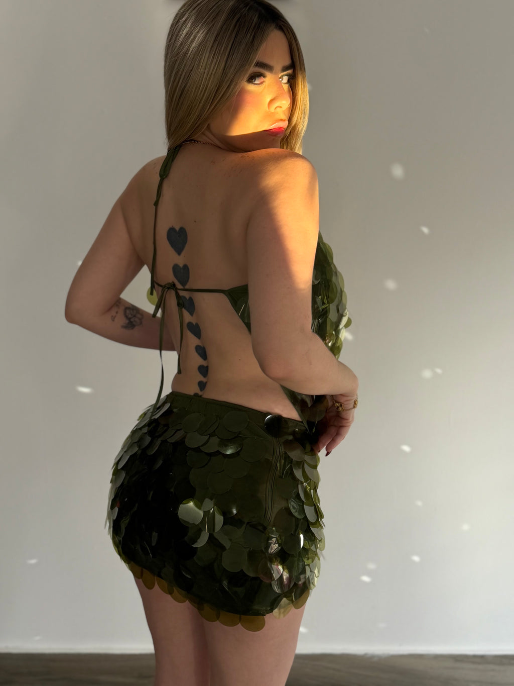 Shimmer Nights Olive Set