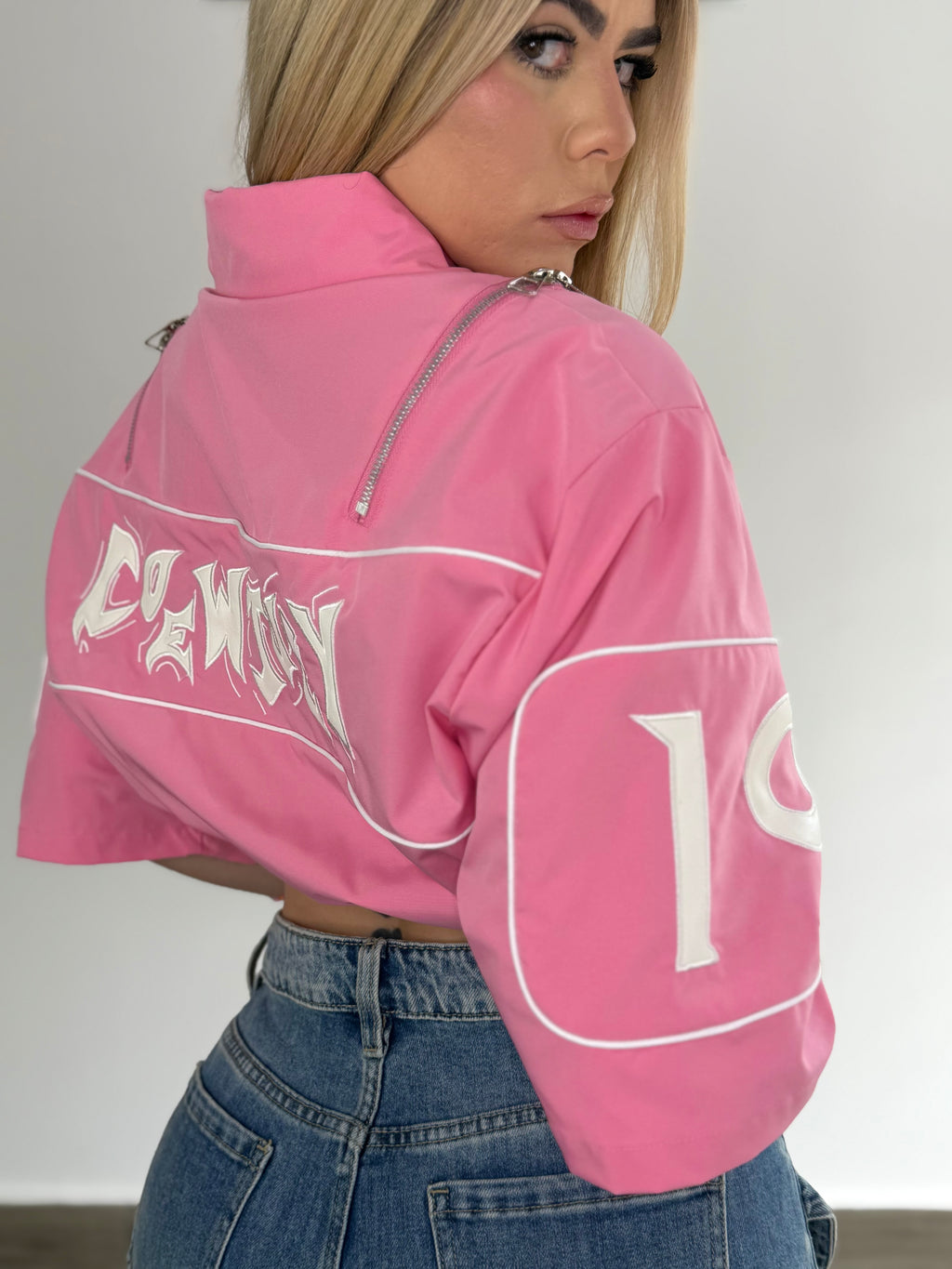 Pink Certified Crop Jacket