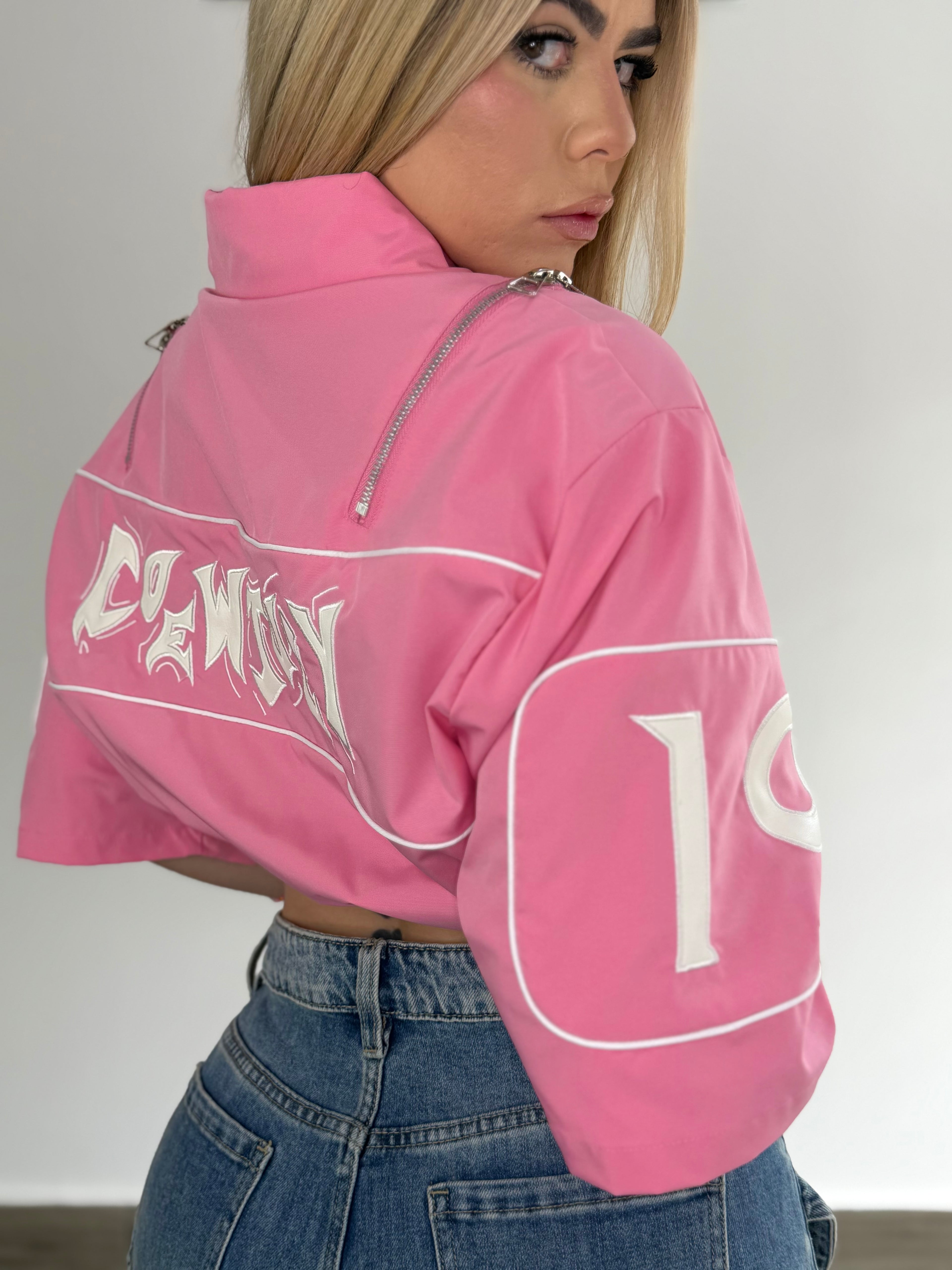 Pink Certified Crop Jacket
