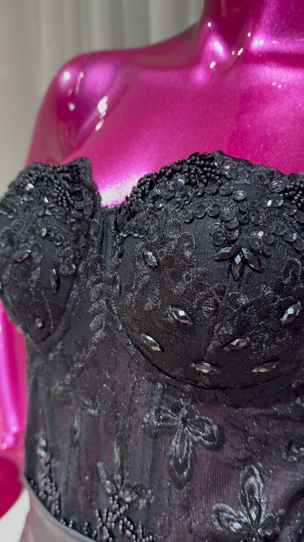 Angelina Corset -Black