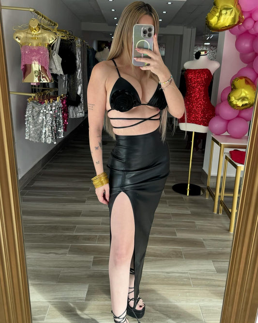 Rose Leather Set