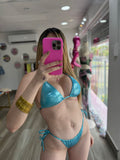 'Sirenita" Bikini in Aqua