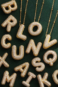 Stainless Steel Initial Necklace
